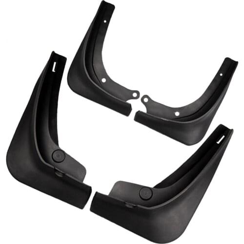 4Pcs Car Mud Flaps Splash Guards Fender Mudguard for Tesla Model 3 2016 2017 2018 2019, Black