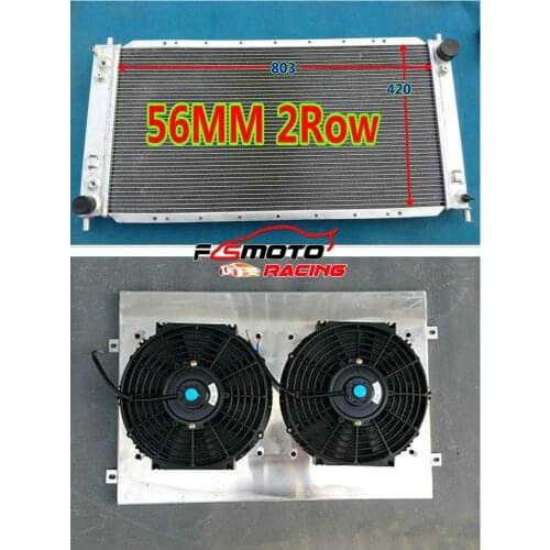 For Ford Expedition F-150 F-250 97-98 Lobo 01-02 4.2 V6 4.6 5.4 V8 ALUMINUM RADIATOR + SHROUD + FANS