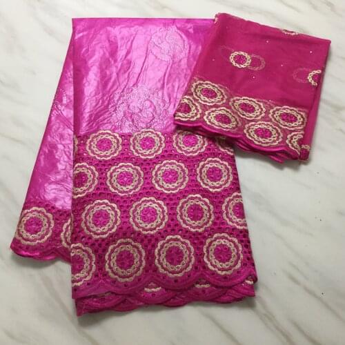 Punch Embroidery Bazin Riche Brode Lace Fabrics With Stones 2020 High Quality African Guinea Women Wedding Dresses Basin Lace