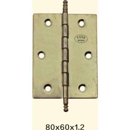 Freeshipping 80*60*1.2mm Iron Metal Hinge Sewing Machine Folding Table Furniture Flip Tray Hinges Big Door Hinges