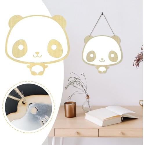 Decorative Mirror Wooden Small Mirror Craft Gift Creative DIY Acrylic Mirror Cartoon Mirror Childrens Room Decoration Mirror