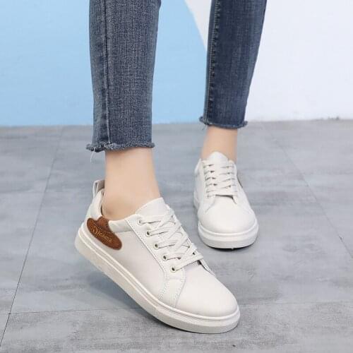 Spring and autumn explosions womens sneakers classic white shoes fashion casual comfortable shock absorption flat women U20-34