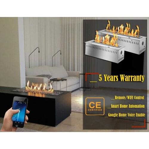 Inno-Fire 18 inch electric wall fireplace wifi controlled burner