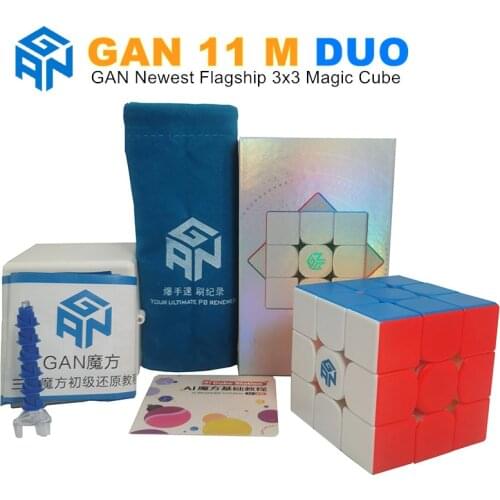 GAN 11 M Duo 3x3x3 Magic Cube GAN11 M Duo 3x3 Speed Cube GAN11M Cubo Magico Gan Puzzle Cube Toys For Children （2021 New version
