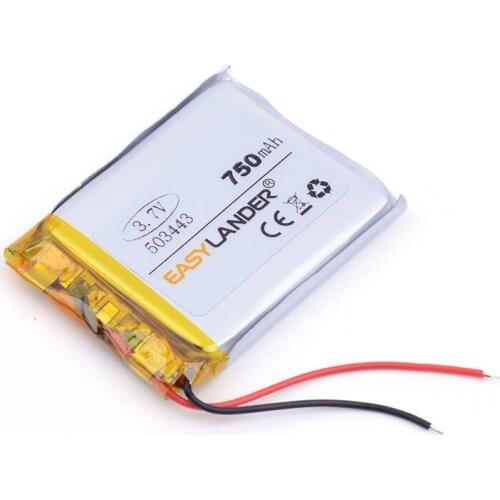 503443 3.7V 750 mah Lithium polymer Battery With Protection Board For GPS Tablet PC Digital Products E-book Bluetooth Speak