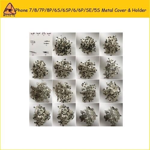 50PCS/LOT Ear Earphone Speak Metal Holder Bracket For iPhone 5S/SE/6/6P/6S/6SP/7/7P/8/8P Earpiece Speaker Metal Cover Bracket