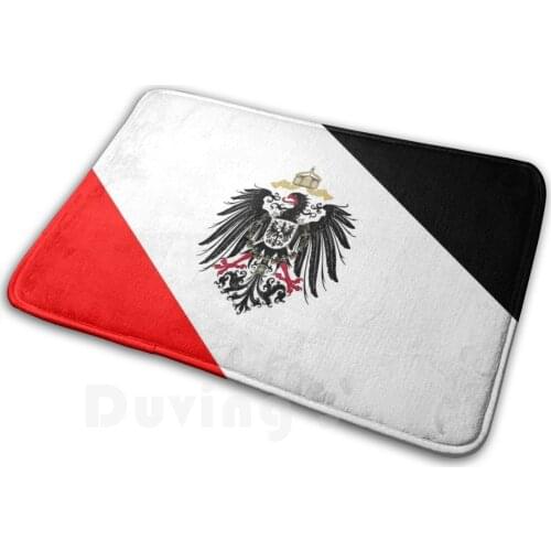 The German Imperium Soft Non-Slip Mat Rug Carpet Cushion Germany Empire Patriot Black White Red Flag Eagle