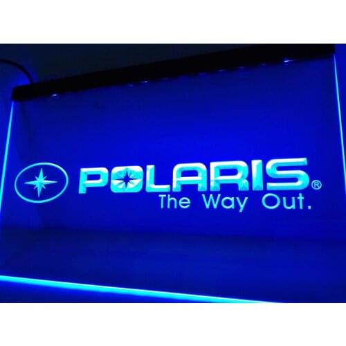 LG142b- Polaris Snowmobile logo Sale New Neon LED Neon Light Sign