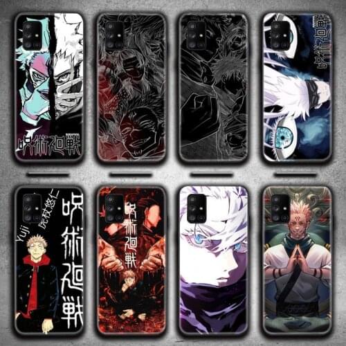 Hot Anime Jujutsu Kaisen Yuji Phone Case For Samsung Galaxy A52 A21S A02S A12 A31 A81 A10 A30 A40 A50 A70 A80 A71 A51 5G