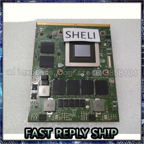 SHELI GTX 770M GTX770M 3G N14E-GS-A1 VGA Video Graphic Card For DELL M15X M18X M6600 M17X 180-12303-1002-A02