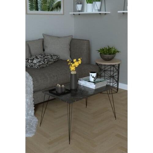 Modern Remaks Elite Medium Tripod-Black Marble coffee table table basse