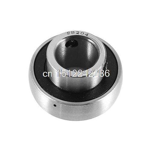 Steel SB204 3/4" Ball Insert Mounted Bearing 20mm x 45mm x 14mm