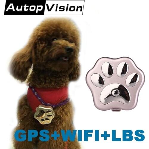 V40 mini wifi pet GPS tracker dog cat pet personal 3G gps tracker Tracking via Website / APP/ Wechat / SMS
