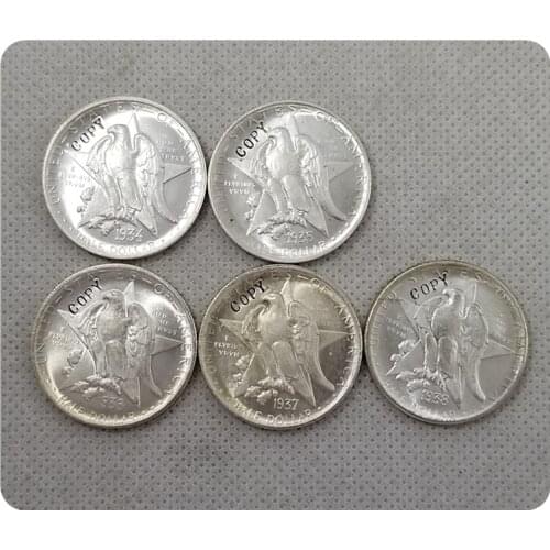 UNC silver USA 1934-1938 TEXAS Commemorative Half Dollar COPY COINS