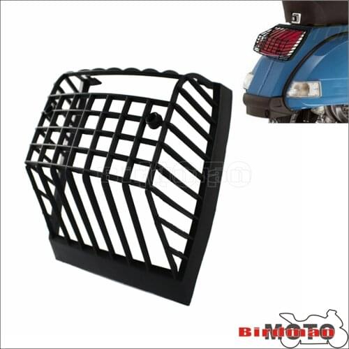 1pc Black Plastic Motorcycle Tail Light Guard For Vespa PX EFL 1984-1985 T5 Classic T5 Millennium Rear Brake Stop Light Cover