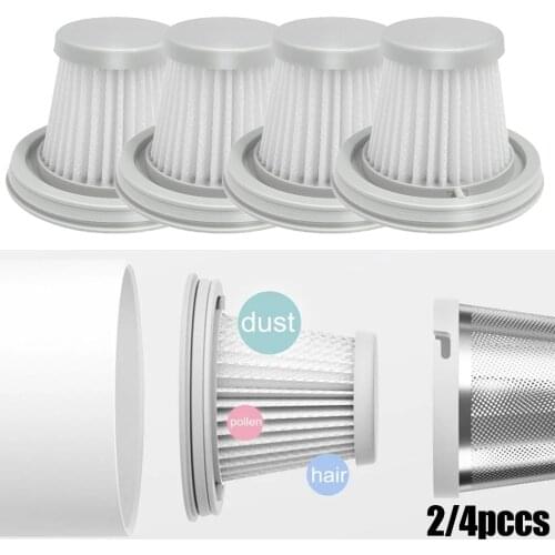 2* Filters Washable Filter For XIAOMI MIJIA Handy Vacuum Cleaner Home Car Mini Wireless Household Sweeper Cleaning Tool Replace