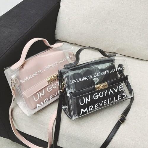 2020 New Women Handbag High Quality Transparent Bag women bag Clear Bag bolsa feminina Shoulder Bag Crossbody bag sac main femme
