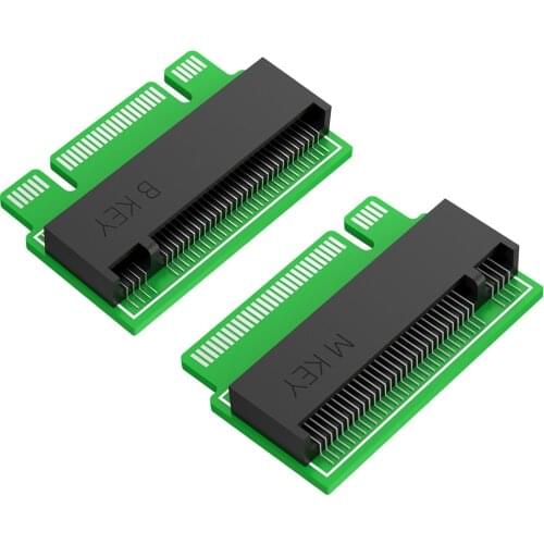 M.2 NVME M Key to M Key SSD Adapter M.2 SATA B Key to B Key Extender Riser for PC Accessories Computer Connector
