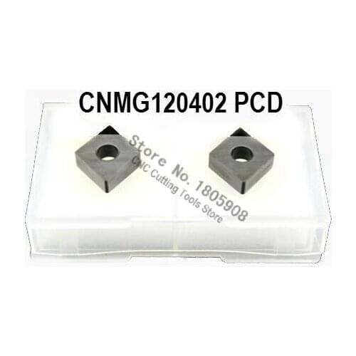 Free shipping 2PCS CNMG120402 PCD Diamond cutter,Carbide Milling Inserts,CNC Insert, Turning insert For MCFNR / MCLNR / MCMNN