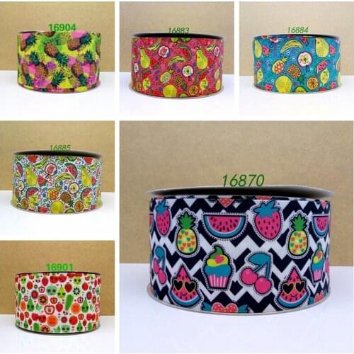 Free shipping 50 yard cartoon printed grosgrain ribbon 16870