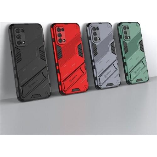 For OPPO Reno5 Case Punk Stlye Phone Holder Camera Protection Armor Case For OPPO Reno5 5G Cover For OPPO Reno 5 Reno5 Pro Plus