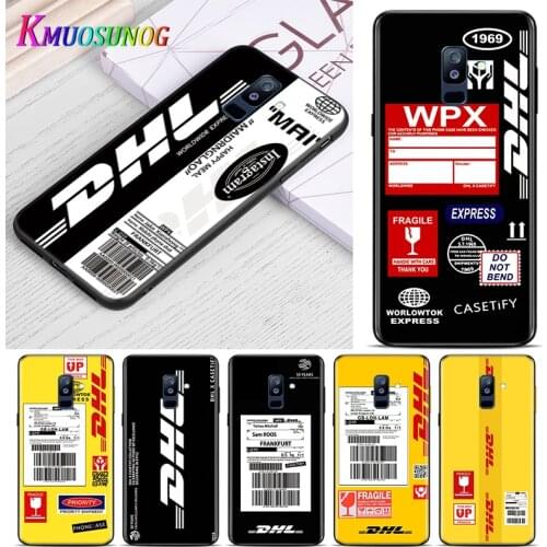 Dhl Express For Samsung Galaxy A9 A8 Star A8S A7 A6 A6S A5 A3 Plus 2018 2017 2016 A750 Black Phone Case