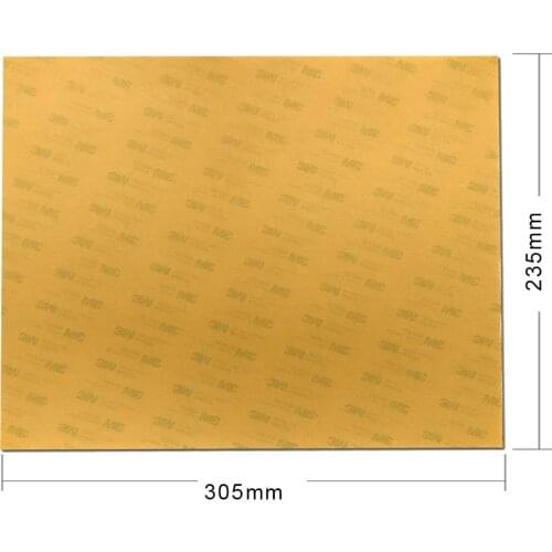 ENERGETIC PEI Sheet 3d Printer Build Plate 235x305mm for Creality CR-10 Mini 3D Printer Heated Bed,Thickness 0.2/0.125mm