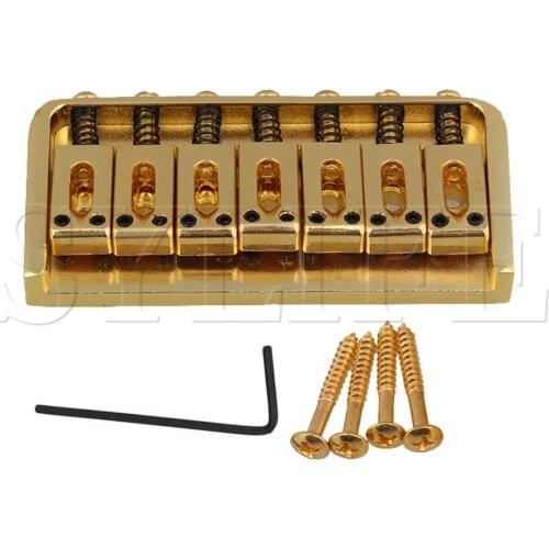 83mm length Fixed Bridge for 7 String Electric Guitar Replacement Golden