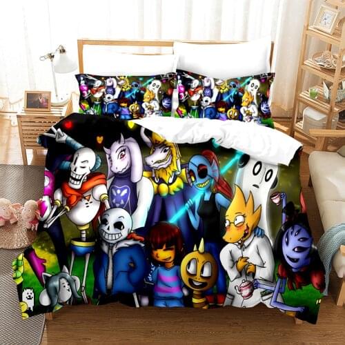 Game Comforter Bedding Set Cartoon Duvet Cover Kids Quilt Cover Print Quilt For Boys Luxury Bed Set With Pillowcase Drop Ship