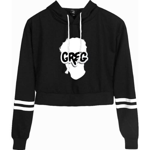 Danny Gonzalez Fashion Crop Hoodies Women Hooded Pullover Crop Top Hot Sale Casual Streetwear Clothes