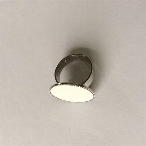 Blank ring for sublimation tooth disc women rings jewelry thermal transfer printing blank custom consumables 7colours 05932