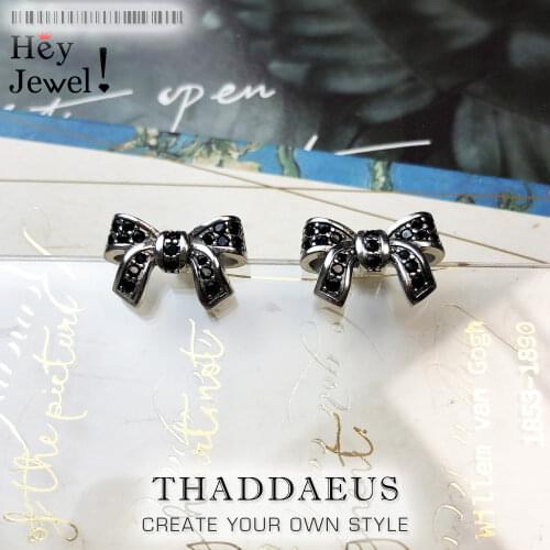 Bow Knot Stud Earrings,Europe Style Glam Fashion Good Jewerly For Women,2017 Gift In 925 Sterling Silver,Super Deals