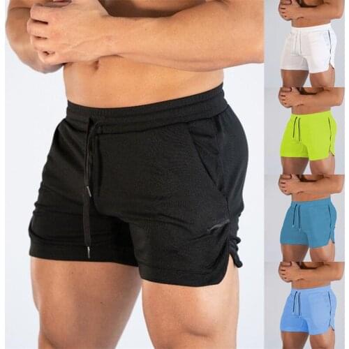 Men Gym Shorts Summer fitness Beach Shorts Running Sports Men Casual Pants Trousers Jogging Leasuire Pants