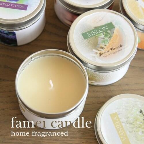 New romantic Valentine Birthday wedding Wedding Candle smoke-free creative tin box scented candles 6 flavor selection