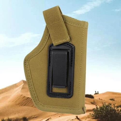 Outdoor Tactical Waist Bag Oxford Cloth IWB Invisible Fast Metal Clip Durable Waist Pulling Leather Case Outdoor Storage Bag