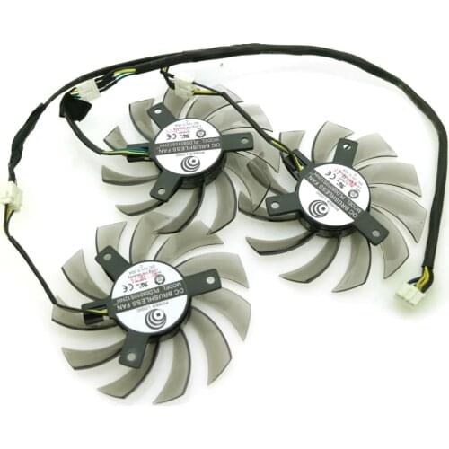PLD08010S12HH DC12V 0.35A VGA Fan For Gigabyte GTX780 GTX770 GV-N780OC GV-N770OC-4GB Graphics Card Cooler Fan