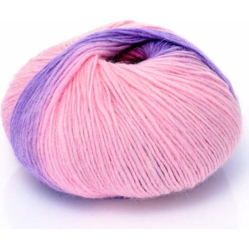 1 Ball 50g Hand Knitting Wool Yarn Colorful Soft Baby Children Cashmere Wool Crochet Yarn For Knitting Accessories