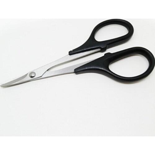 1pcs Hard Stainless Steel RC Car Scissors Toll for RC Vehicle Buggy Truck Boat Body Shell Bodyshell Curved Scissors Tool