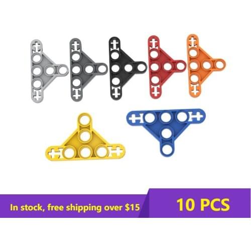 10PCS MOC Bricks 99773 2905 3X5 Triangle Arm (Thin) Building Block Parts Technial Bricks Kids Brain Games DIY Toys Best Gifts