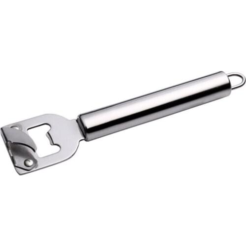 100pcs Kitchen Unique Bottle Cap Opener Remover Bar Blade Home Hotel Professional Beer Bottle Opener Stainless Steel NO358