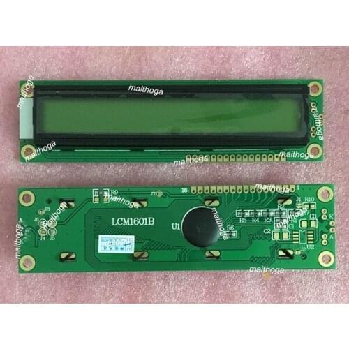16PIN Parallel 1601 LCD Big Character Screen Module SPLC44780C Controller 5V 3.3V Blue/Yellow Green Backlight