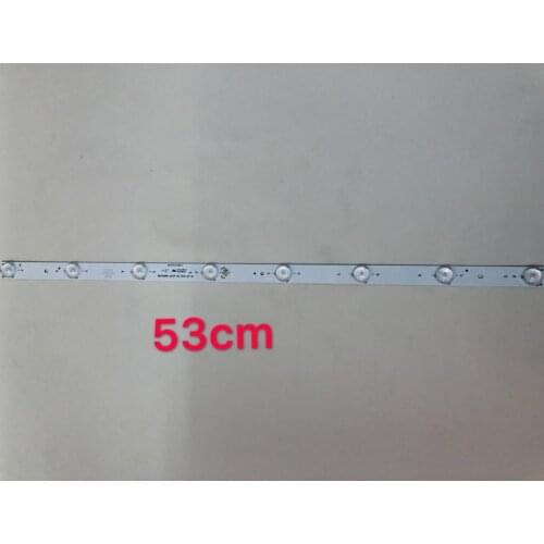 50PCS/lot Good quality and high brightness led strip of tv 8leds 3v 53cm General Backlight Bar