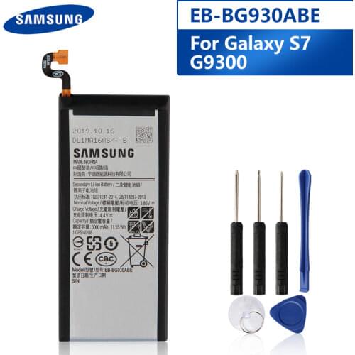 Original Replacement Phone Battery EB-BG930ABE For Samsung GALAXY S7 G9300 G930F G930A G930L G9308 EB-BG930ABA Battery 3000mAh
