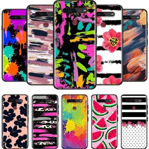Watercolor Painting For LG G8 V30 V35 V40 V50 V60 Q60 K40S K50S K41S K51S K61 K71 K22 ThinQ 5G Phone Case