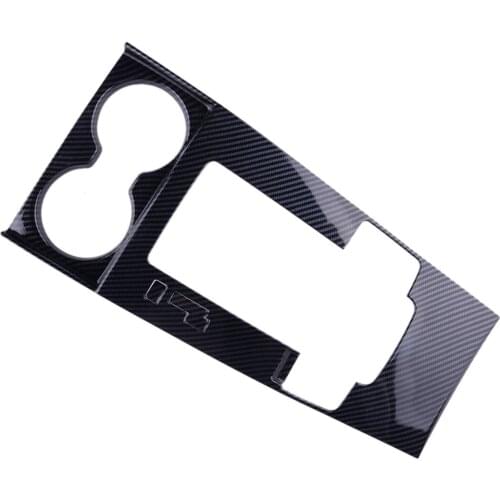 Car LHD ABS Carbon Fiber Style Gear Shift Panel Frame Cover Trim Fit For Mazda 3 2019 2020 Accessories