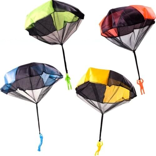Hand Throwing Mini Play Soldier Parachute Toys For Kids Outdoor Fun Sports for Children Educational Parachute Game Parachute Toy