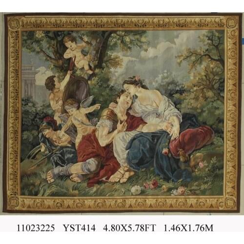 Egyptian walls tapestry Brown Fashionable Circular Household Decoration Mat Embroidered Patchwork Dorm