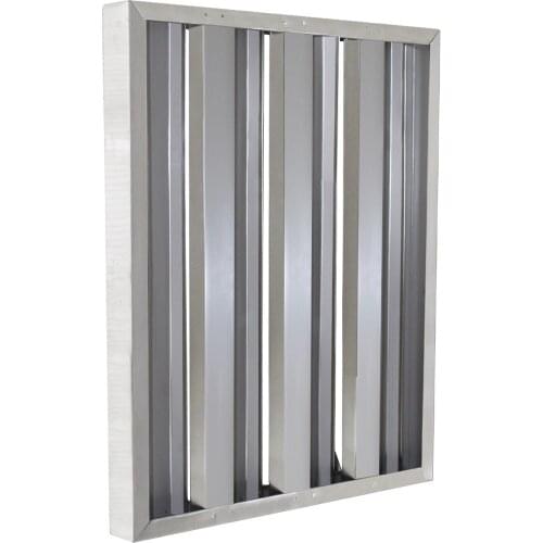 Filter restaurant kitchen hood baffle grease filter commercial kitchen hood extractor cooker hood grease