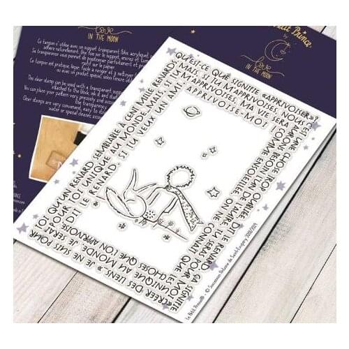 French /Boy Transparent Clear Silicone Stamp/Seal for DIY scrapbooking/photo album Decorative clear stamp A0409