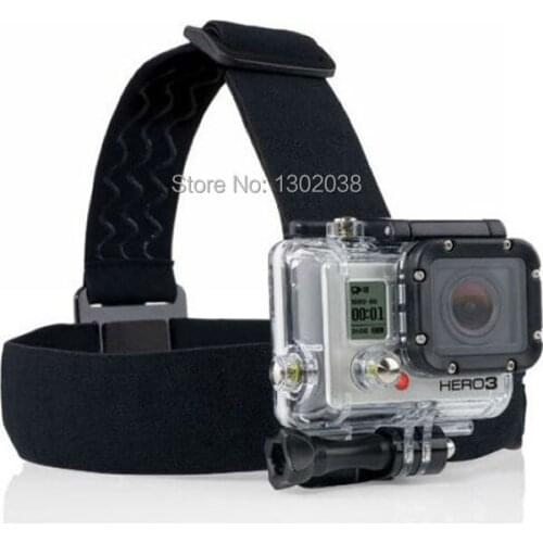 Gopro Head Strap hero3 hero2 Sj4000 Accessories Elastic Adjustable Belt Mount for Go Pro hero 4 3 3+ 2 1 Camera